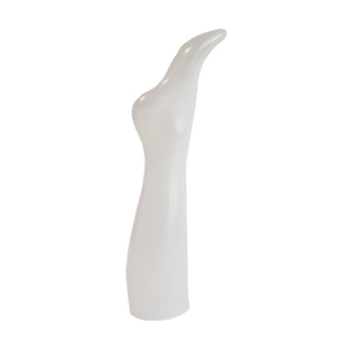 Mannequin display stand for socks , translucent colour