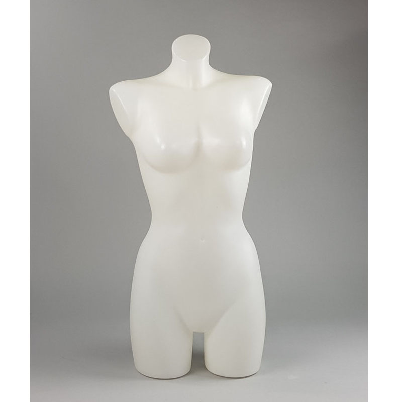 Display woman's bust for underware white colour