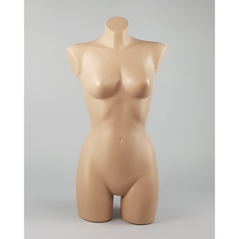 Display woman's bust for underware natural skin colour