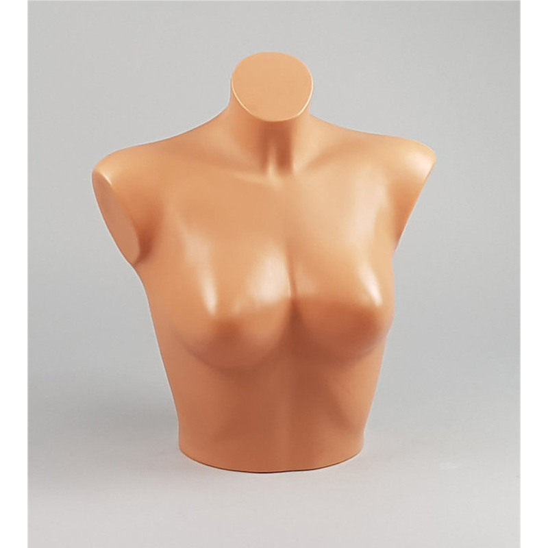 Display woman's bust for underware natural skin colour