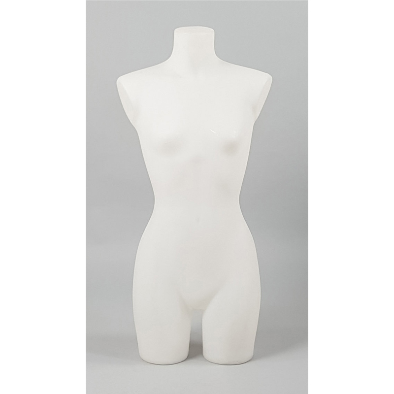 Display woman's bust for underware white colour